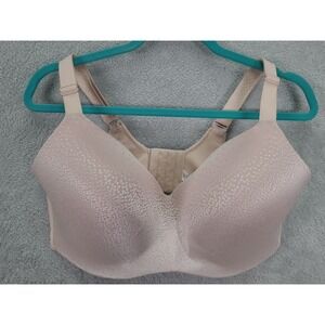 Wacoal Full Figure Comfort Smooth‎ Wireless Bra Beige/Pink 40DDD 856303